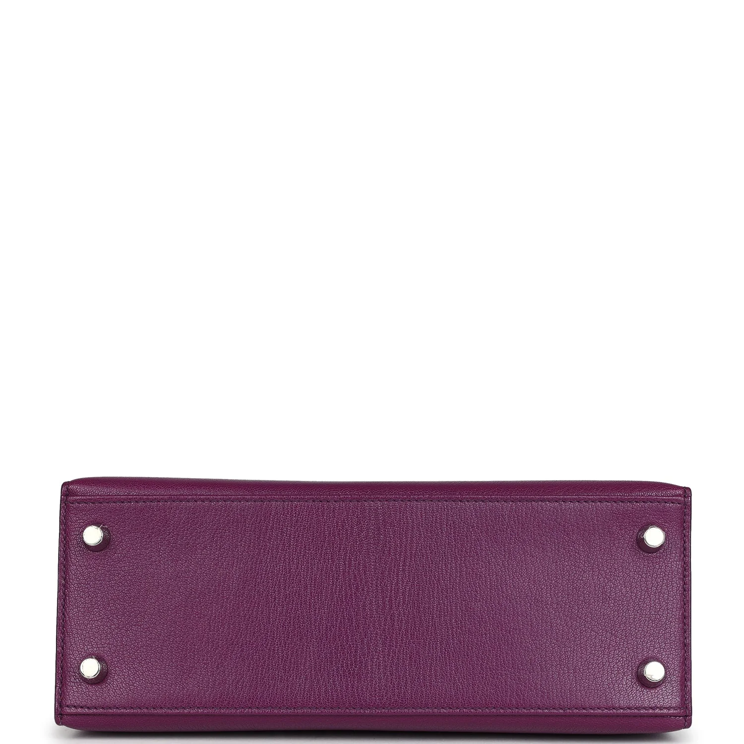 Replicate Hermes Kelly Sellier 25 Anemone Chevre Mysore Palladium Hardware(1:1 replica)