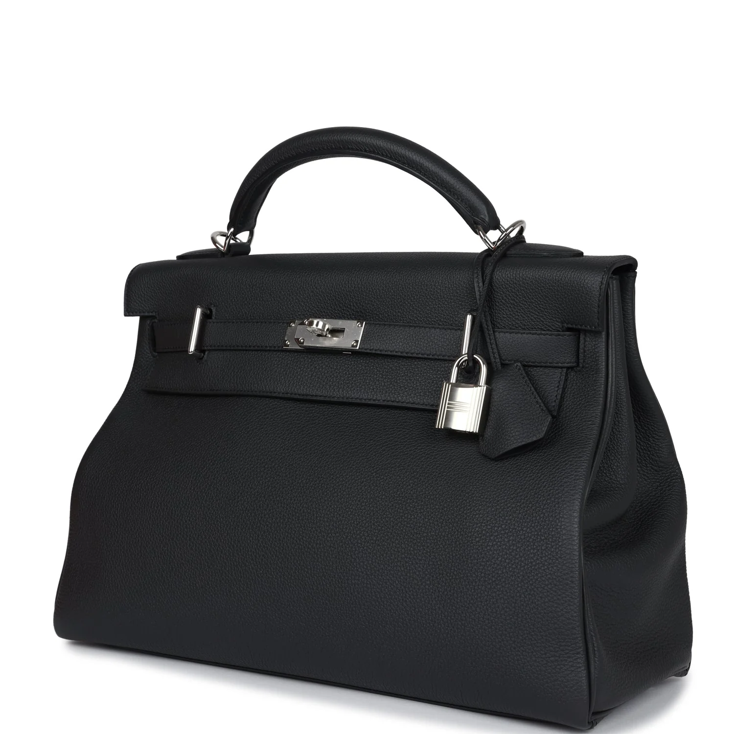 Replicate Hermes Kelly 42 Maxi Plomb Togo Palladium Hardware(1:1 replica)