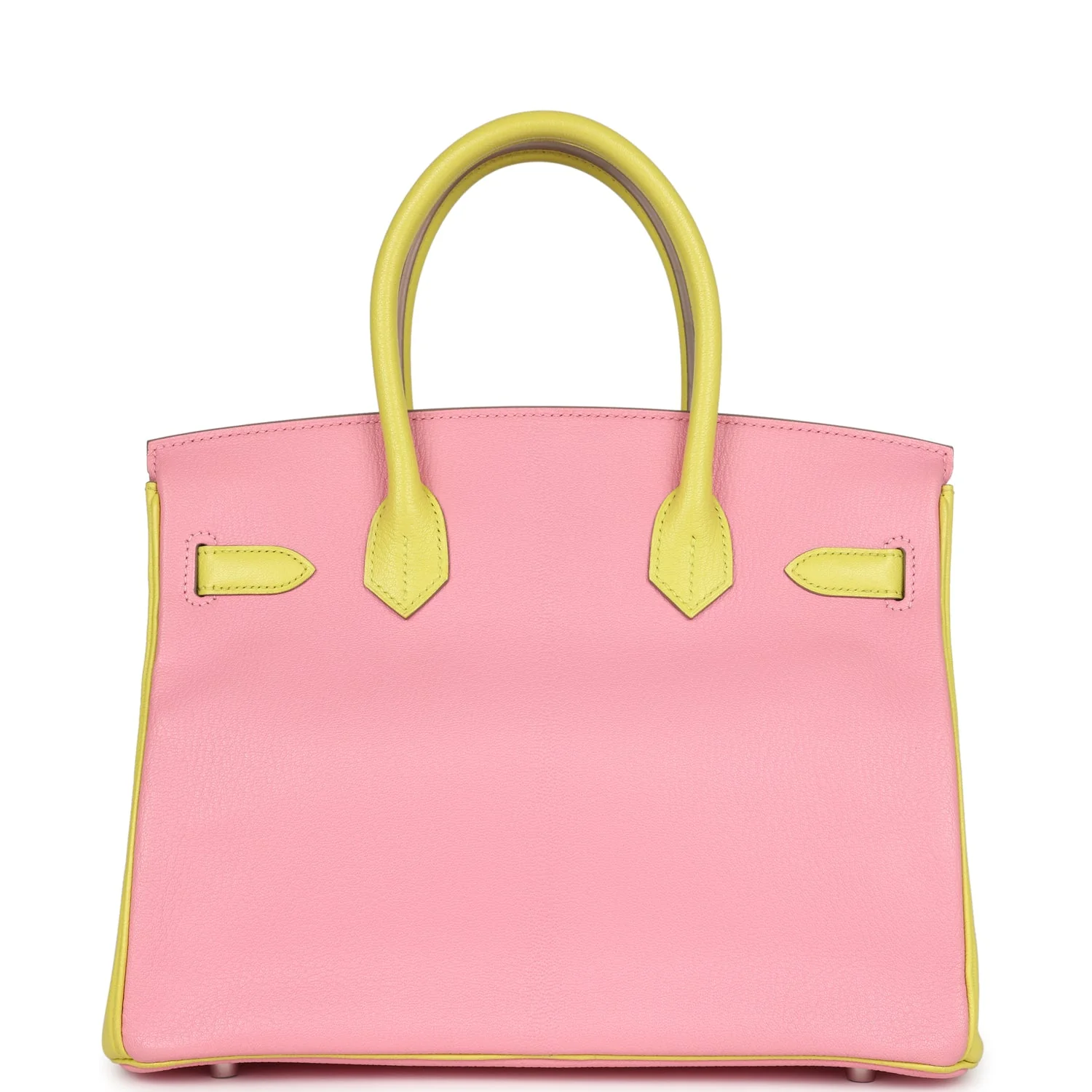 Replicate Hermes Special Order (HSS) Birkin 30 Rose Confetti and Lime Chevre Mysore Palladium Hardware(1:1 replica)