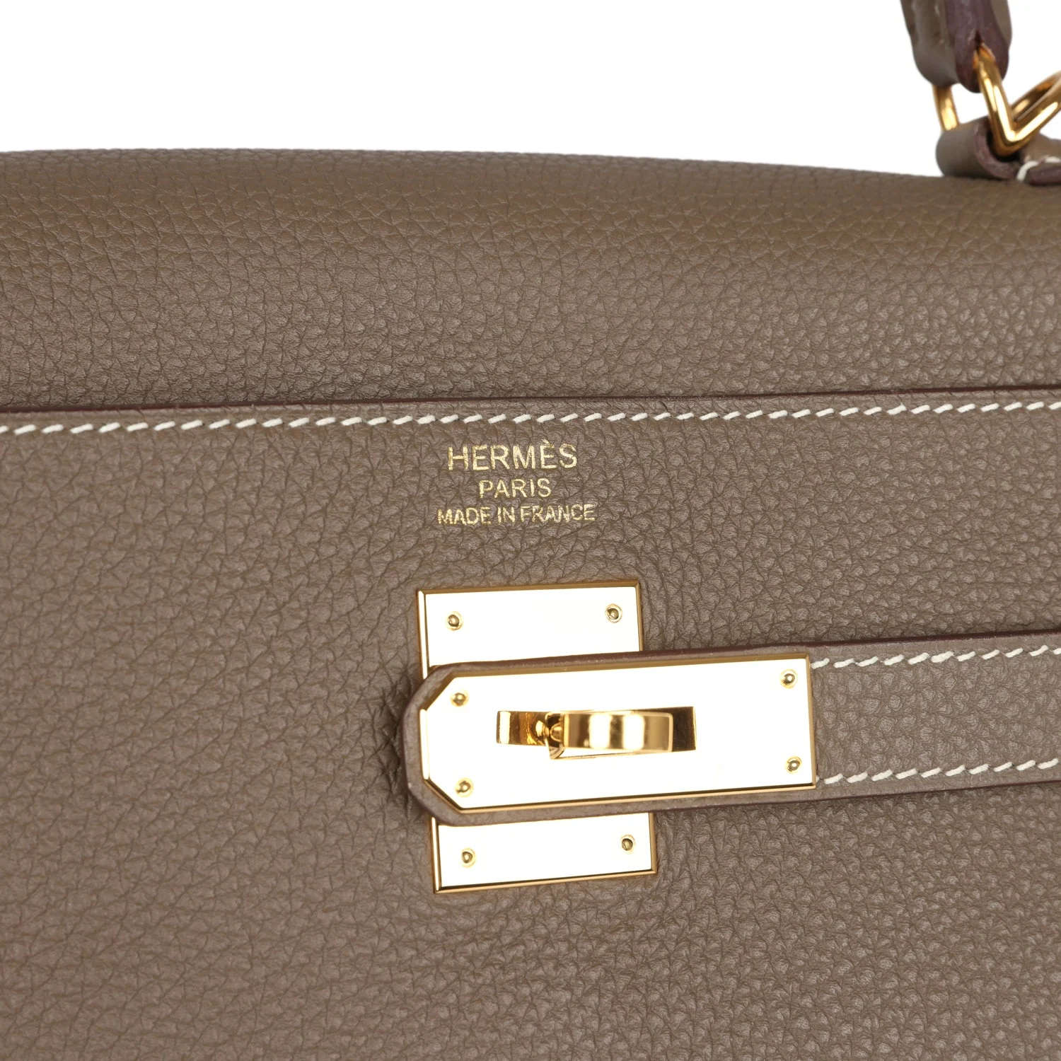 Replicate Hermes Kelly Retourne 35 Etoupe Togo Gold Hardware(1:1 replica)