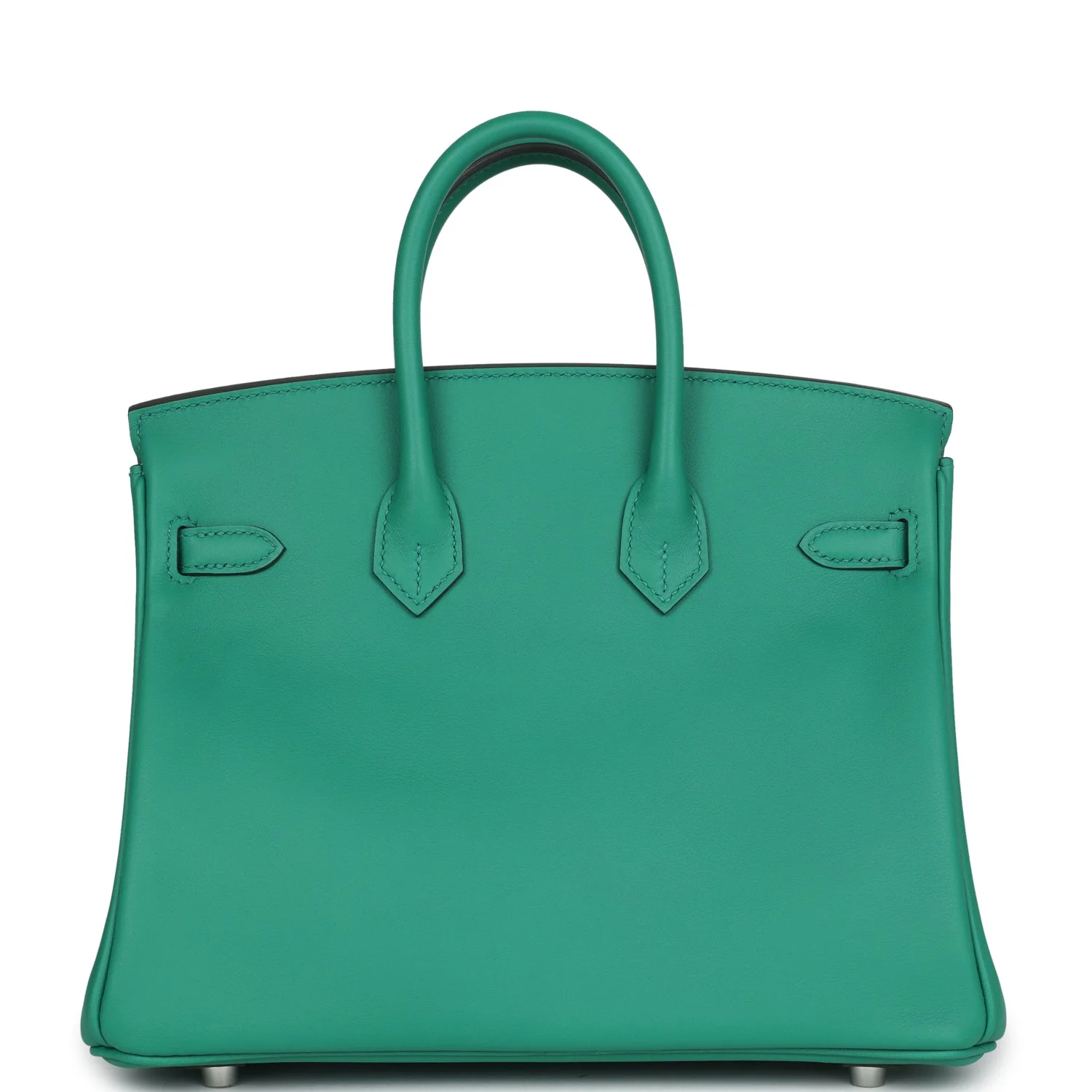 Replicate Hermes Birkin 25 Vert Vertigo Verso Swift Palladium Hardware(1:1 replica)