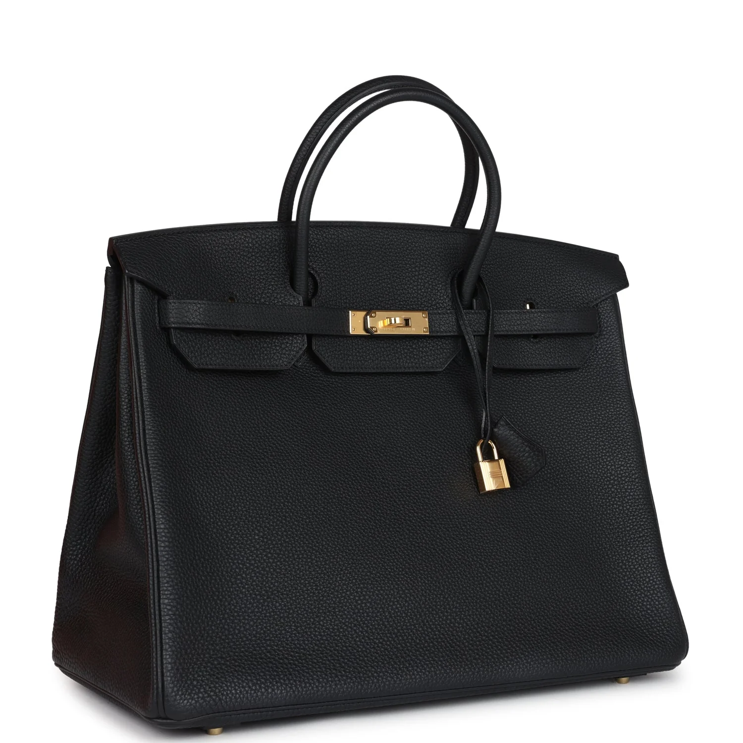 Replicate Hermes Birkin 40 Black Togo Gold Hardware(1:1 replica)