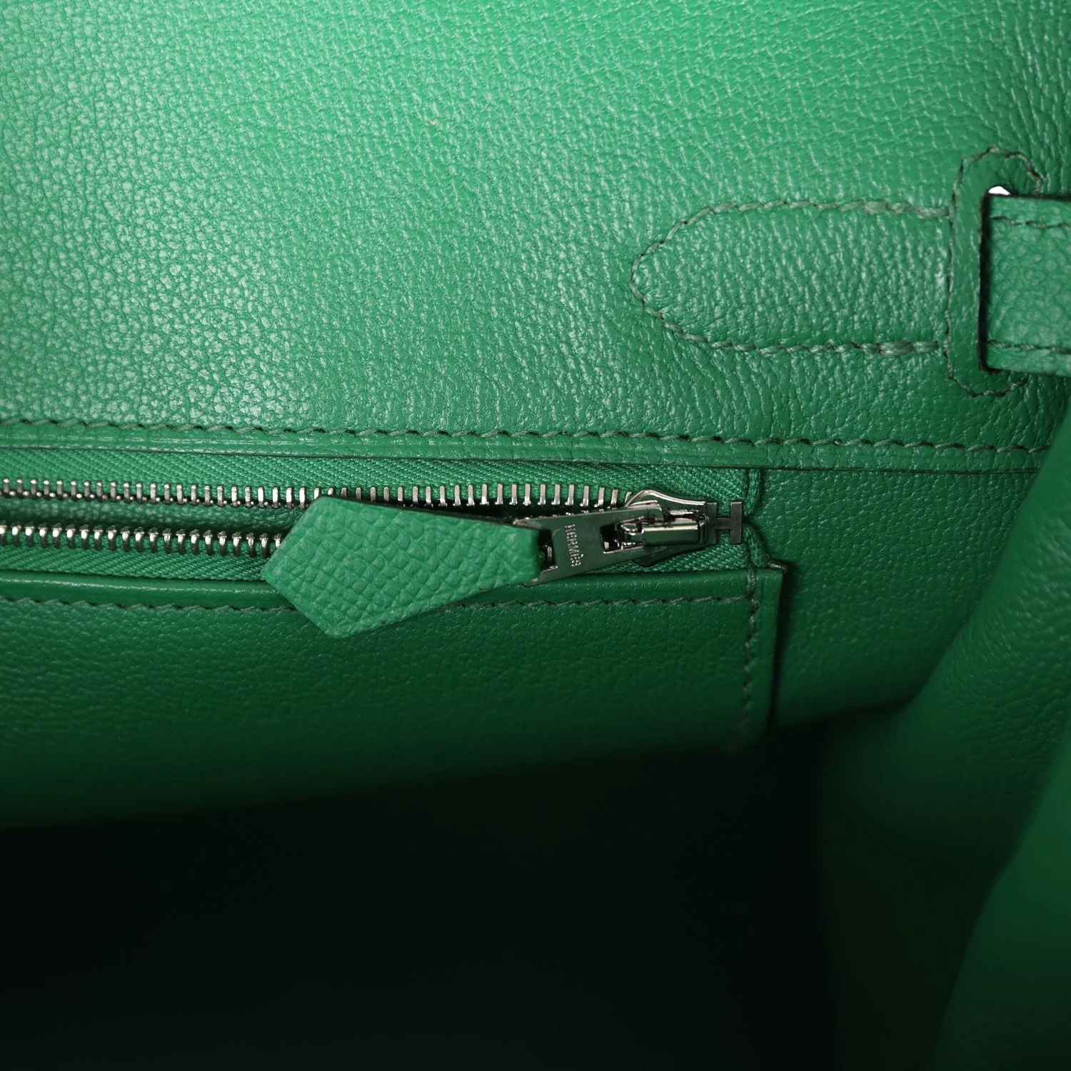 Replicate Hermes Birkin 30 Cactus Epsom Palladium Hardware(1:1 replica)