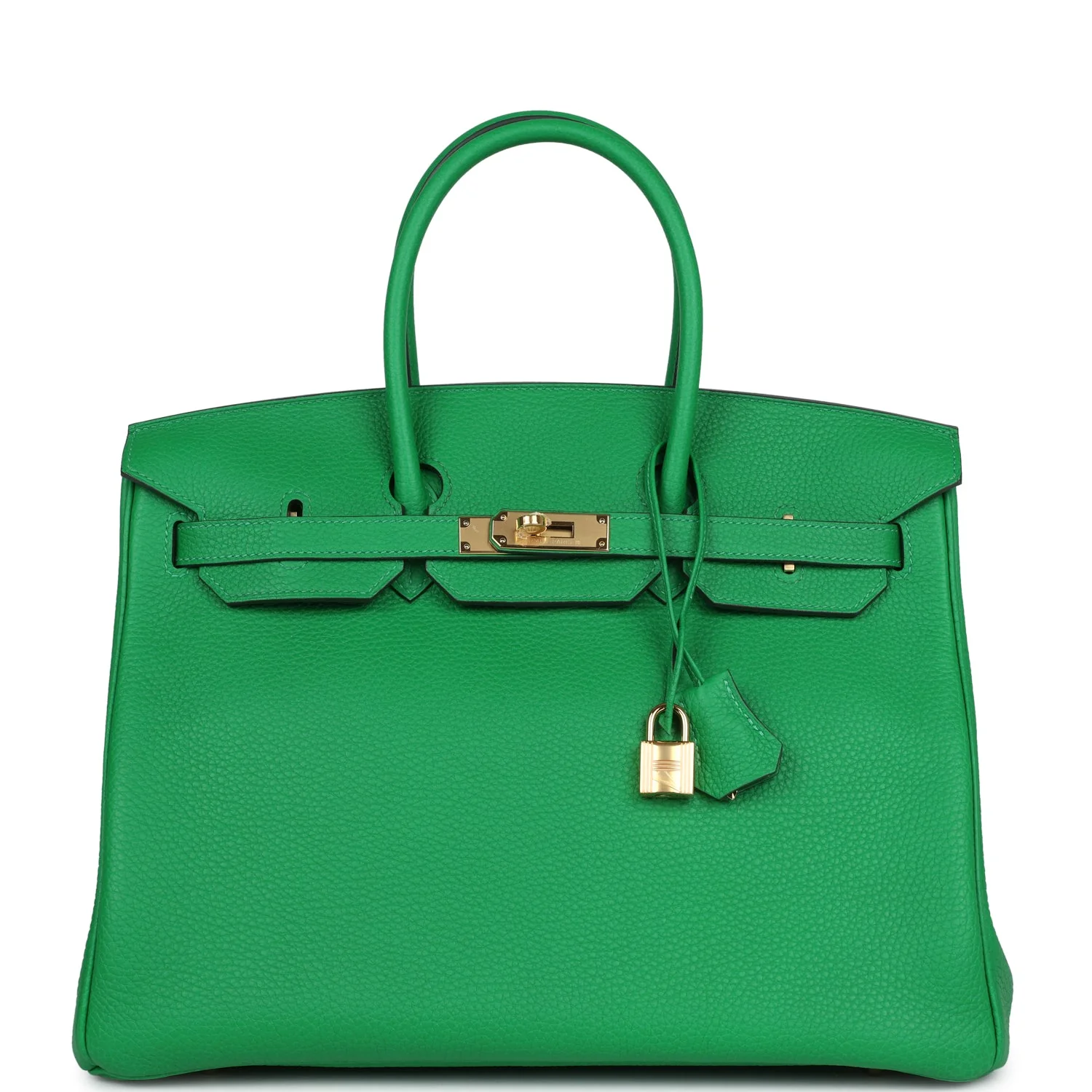 Replicate Hermes Birkin 35 Bambou Clemence Gold Hardware(1:1 replica)