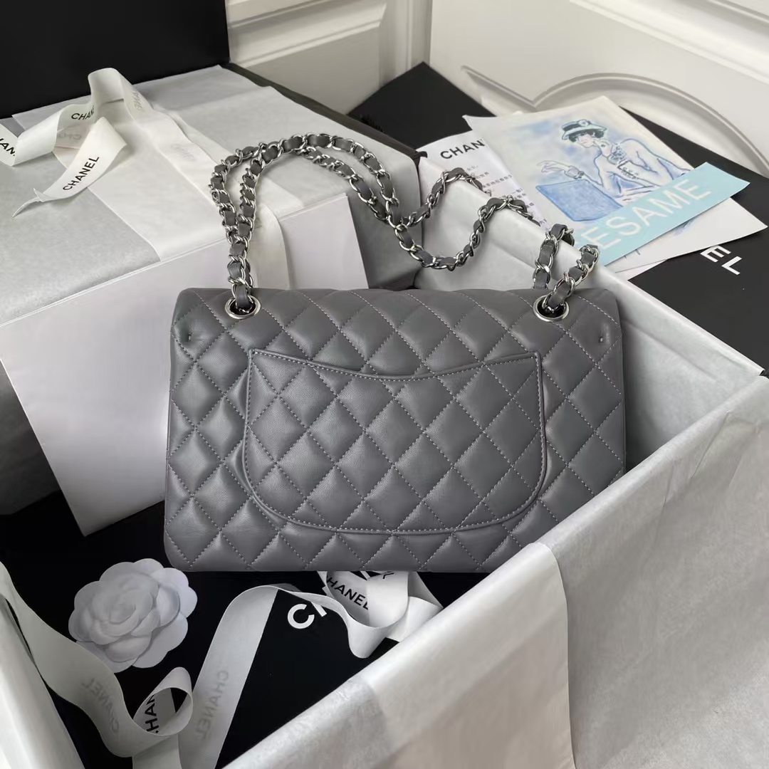 Replicate Chanel Classic 11.12 Handbag Silver Hardware(1:1 replica)