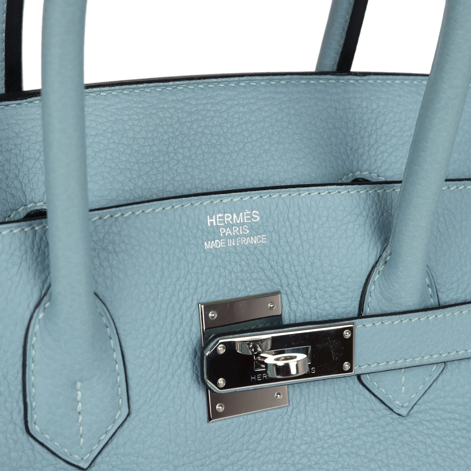 Replicate Hermes Birkin 35 Ciel Togo Palladium Hardware(1:1 replica)