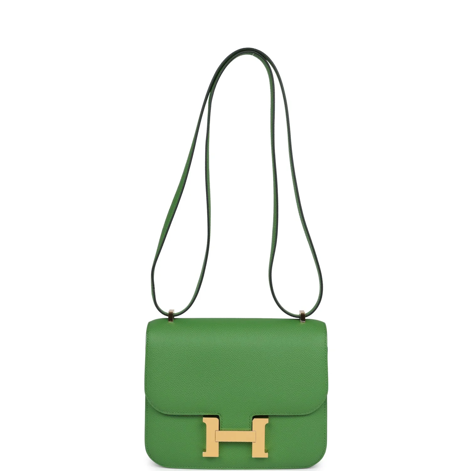 Replicate Hermes Constance 18 Vert Yucca Epsom Gold Hardware(1:1 replica)
