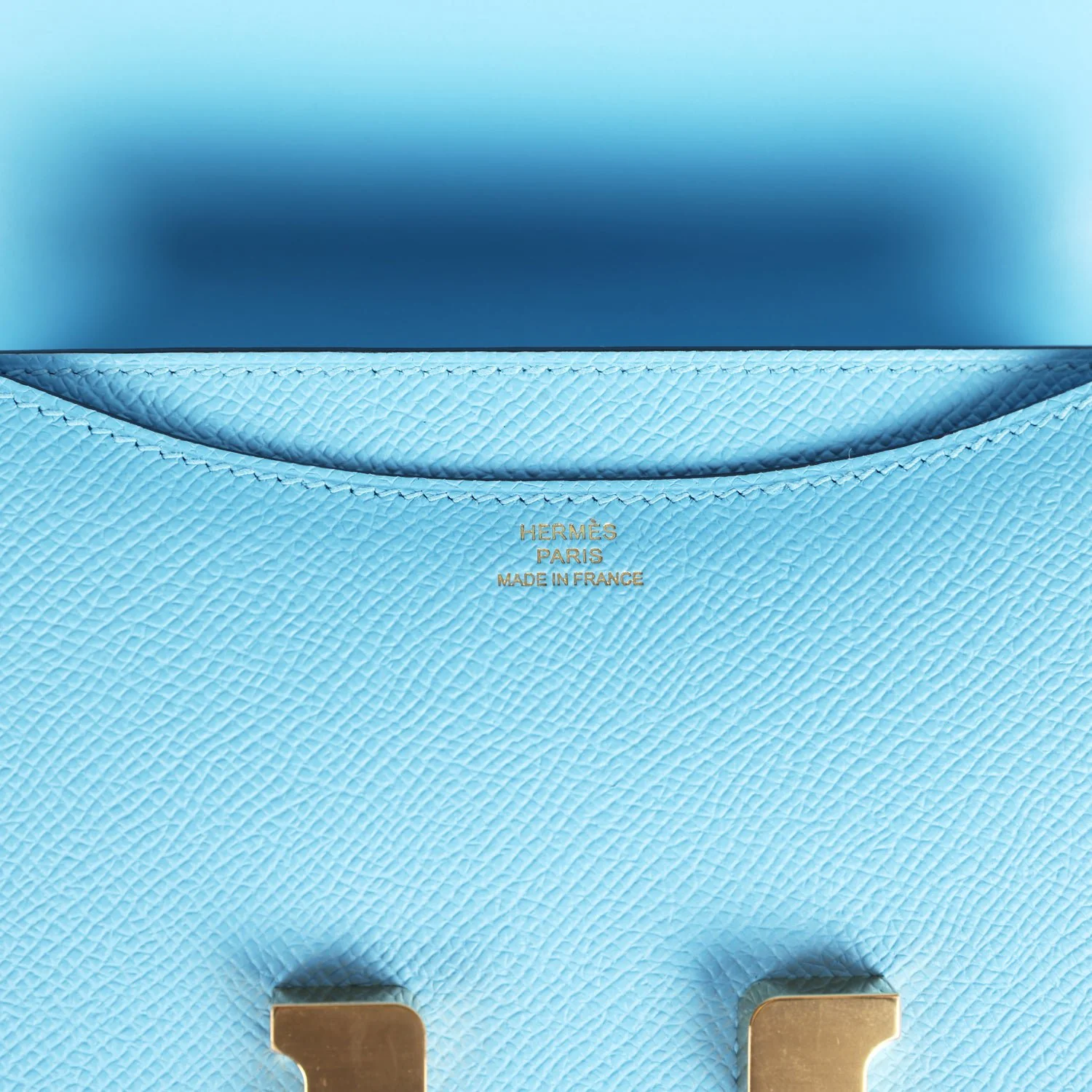 Replicate Hermes Constance 18 Celeste Epsom Gold Hardware(1:1 replica)
