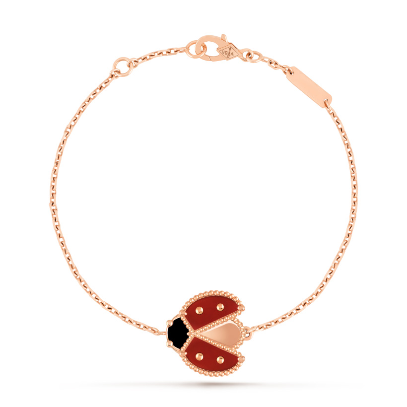 Replicate Lucky Spring bracelet, open wings ladybug(1:1 replica)