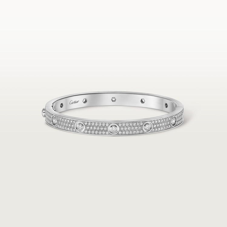 Replicate LOVE bracelet, classic model, paved, 12 diamonds(1:1 replica)