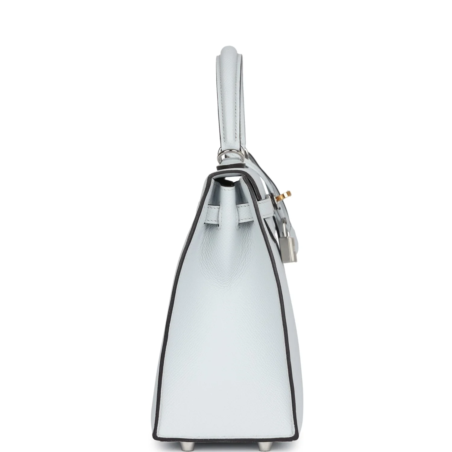 Replicate Hermes Kelly Sellier 25 Gris Platine Epsom Electrum Hardware(1:1 replica)