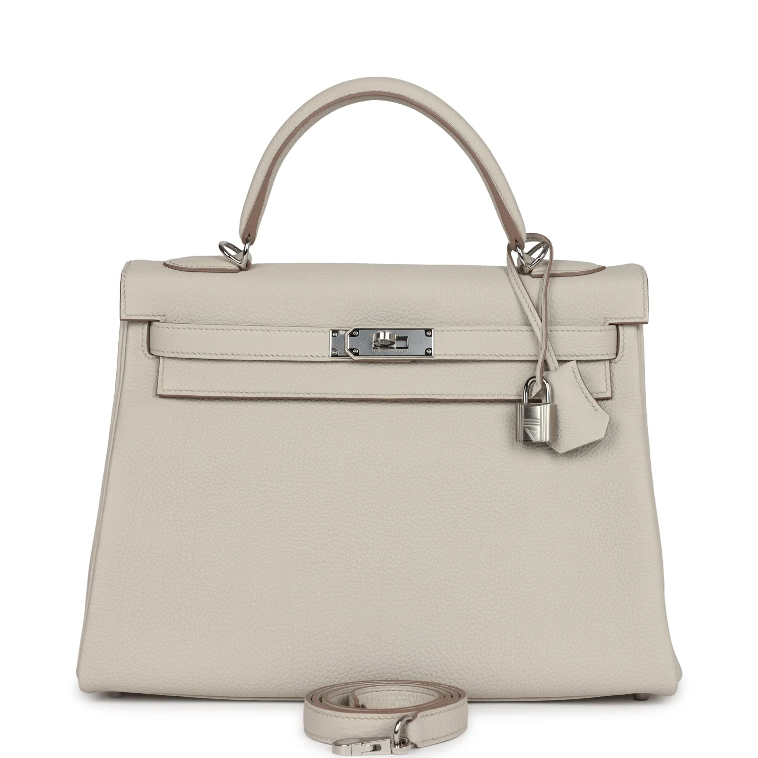 Replicate Hermes Kelly Retourne 32 Beton Togo Palladium Hardware(1:1 replica)