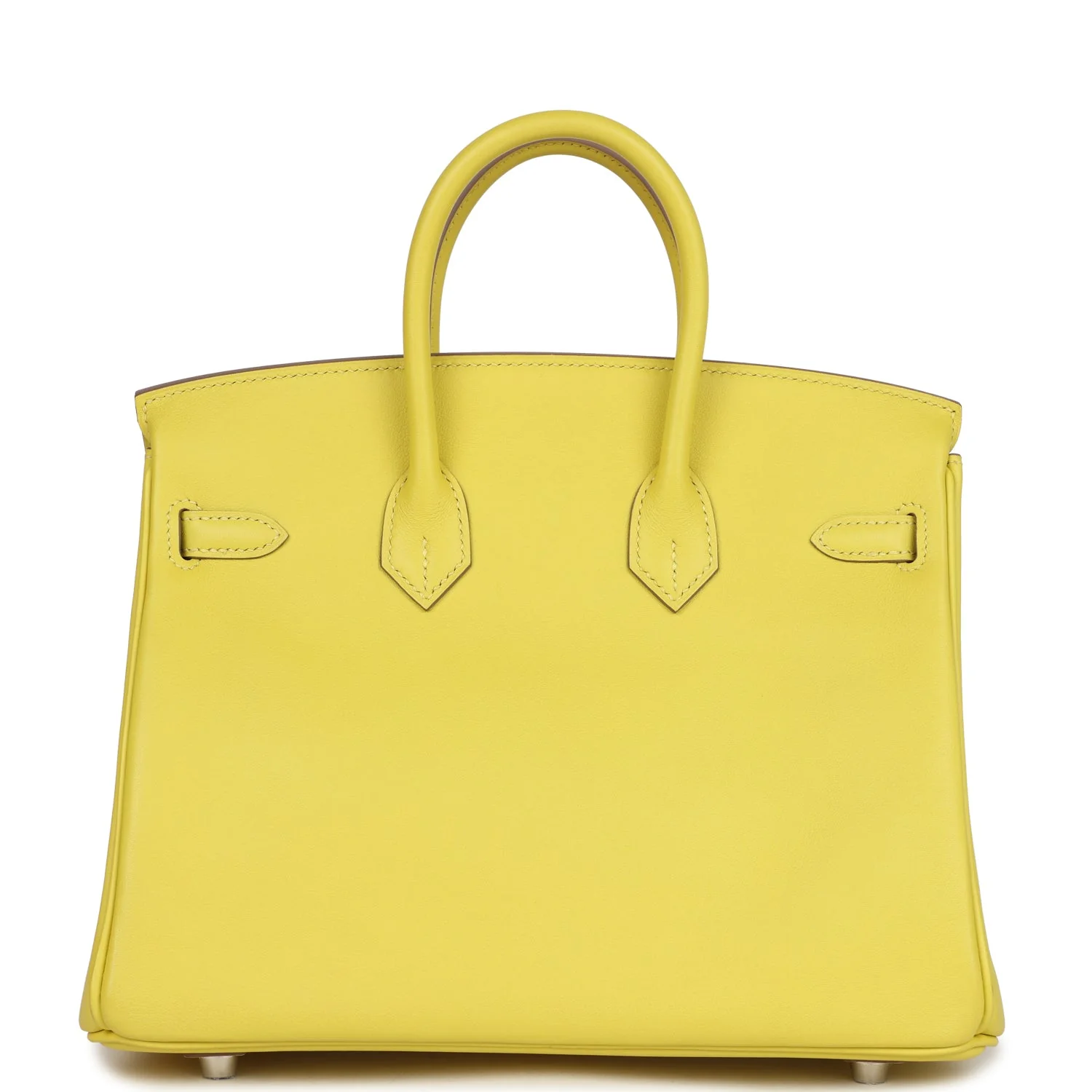 Replicate Hermes Birkin 25 Lime Swift Palladium Hardware(1:1 replica)