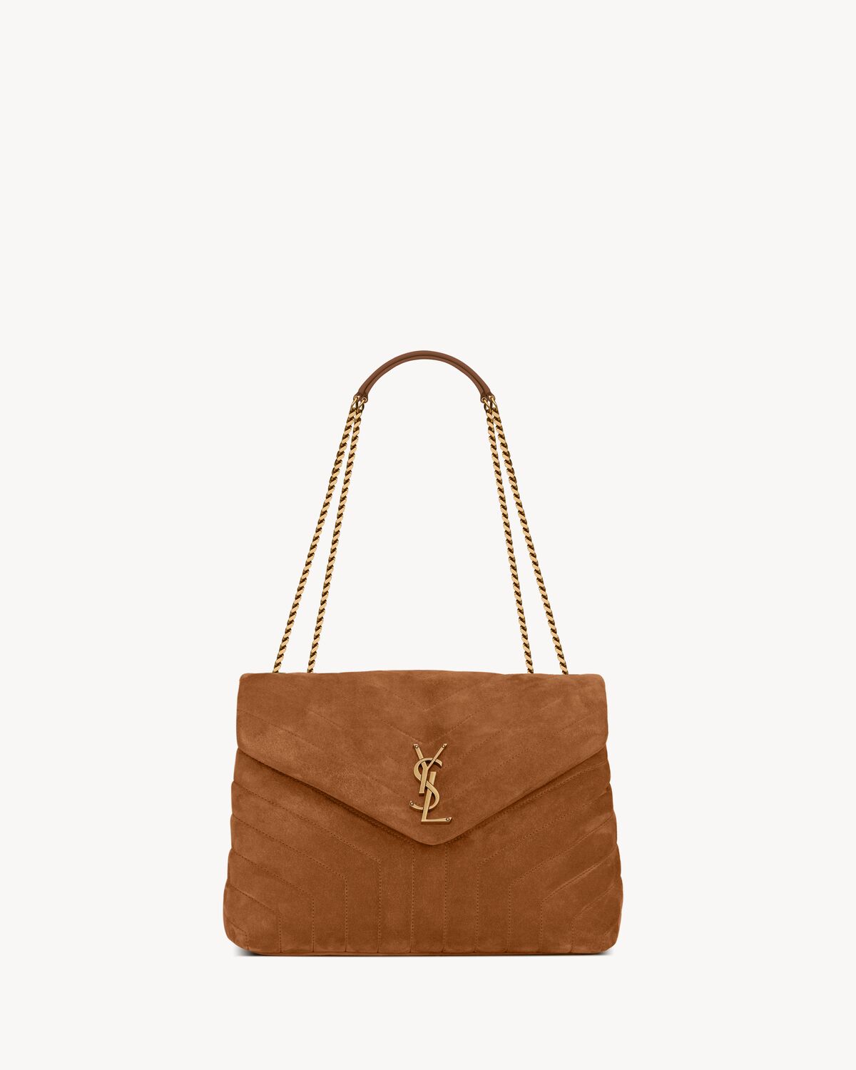 Replicate YSL Loulou Medium in Quilted Suede(1:1 replica)
