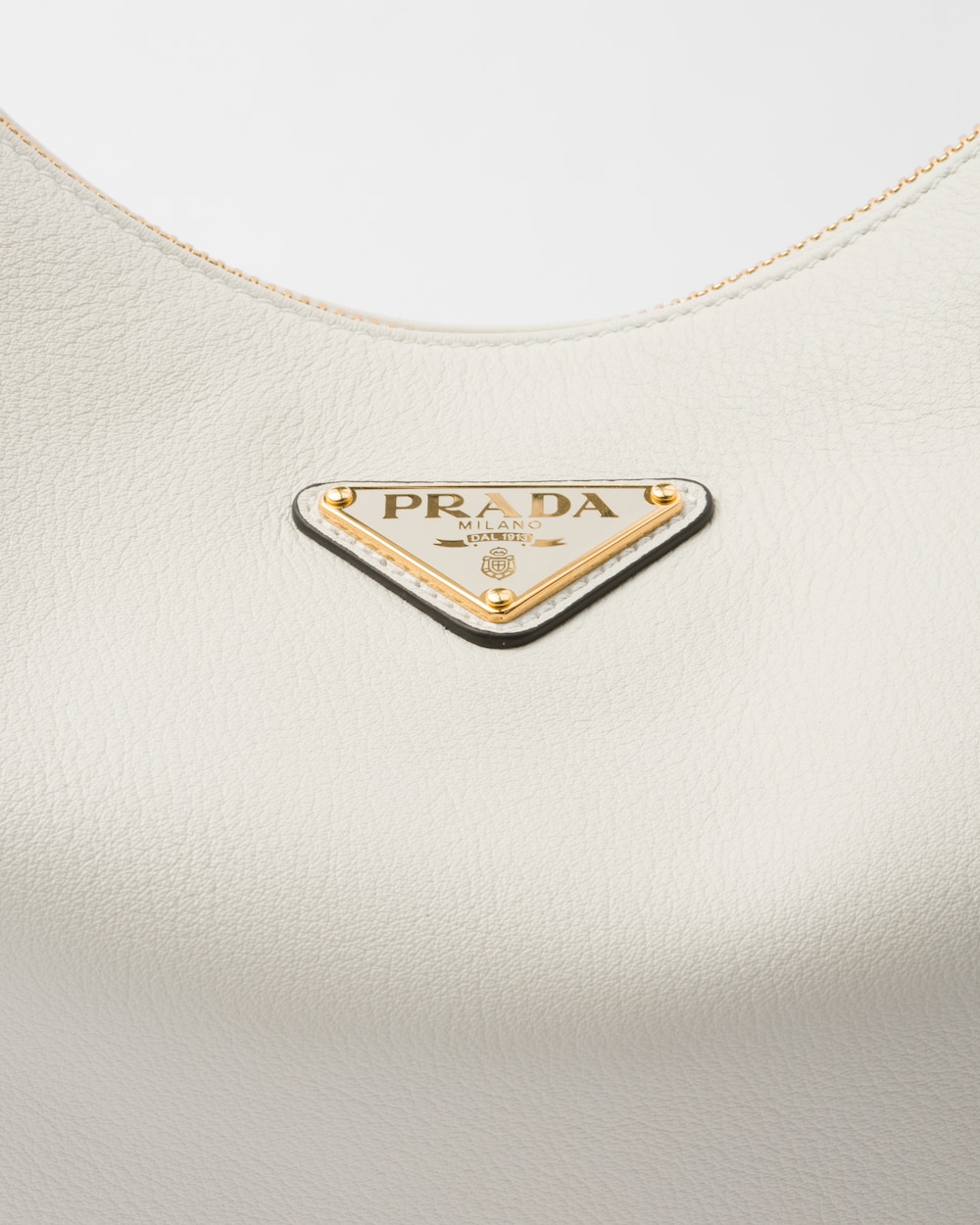 Replicate Prada Arqué Large Leather Shoulder Bag(1:1 replica)