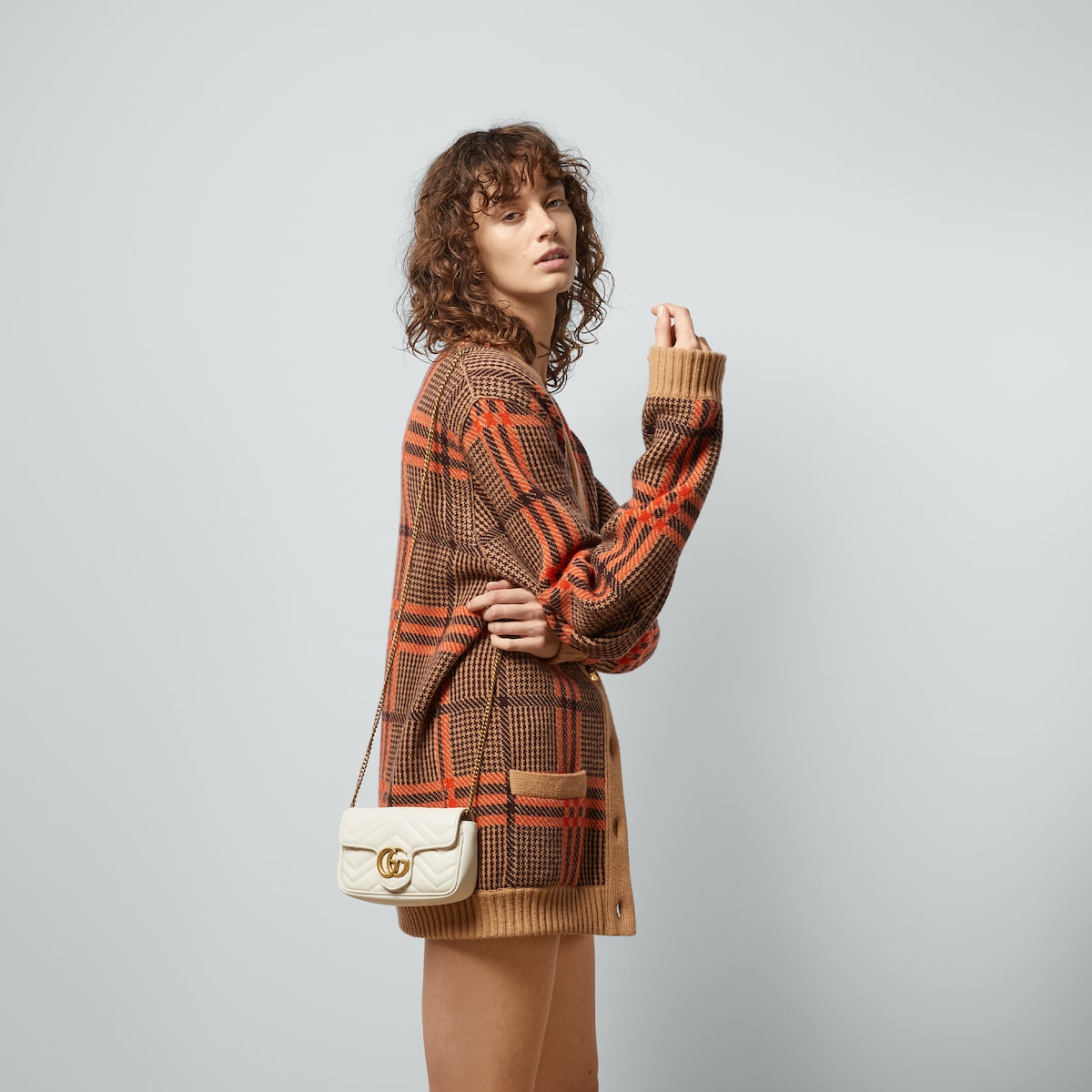 Replicate GG Marmont Leather Super Mini Bag(1:1 replica)