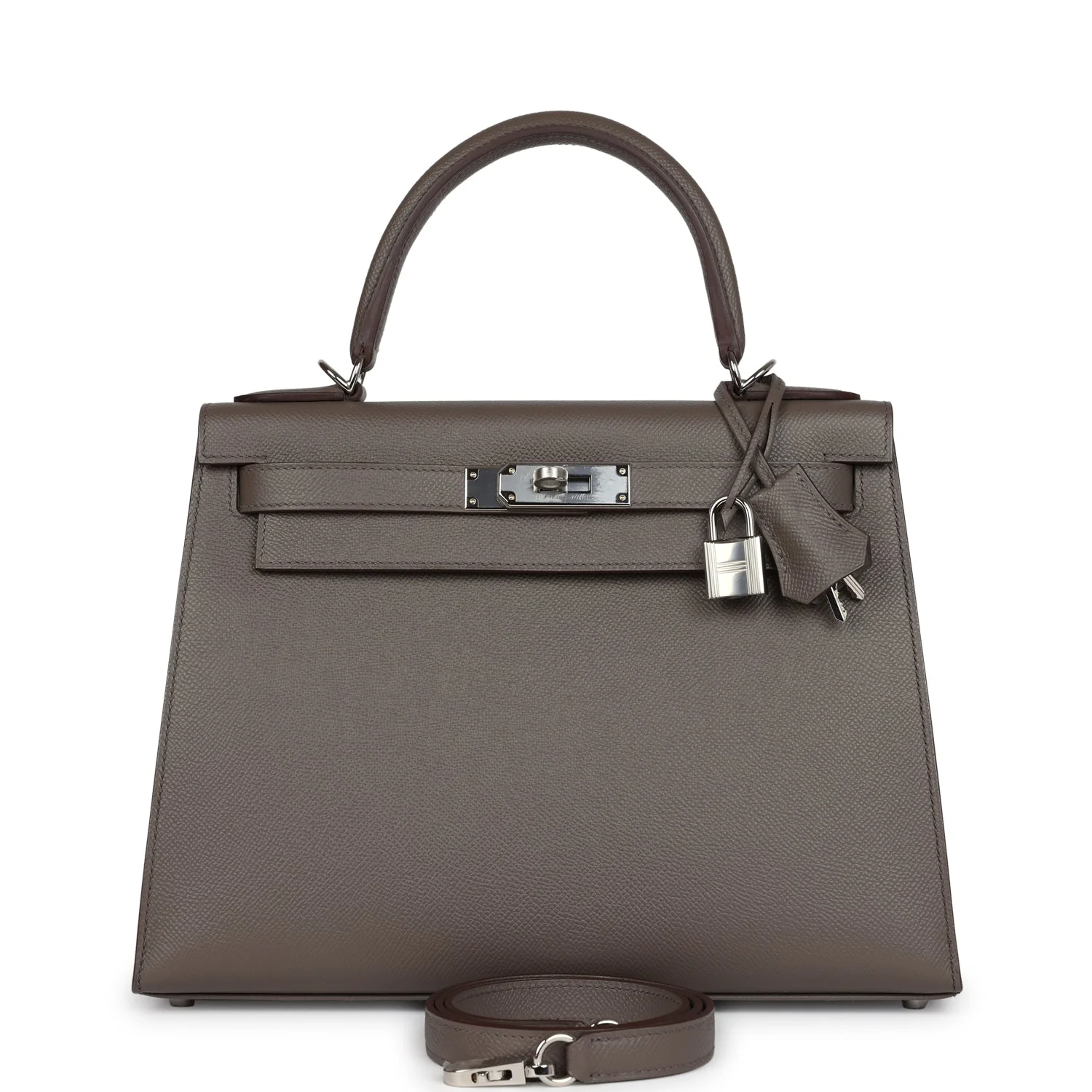 Replicate Hermes Kelly Sellier 28 Etain Epsom Palladium Hardware(1:1 replica)