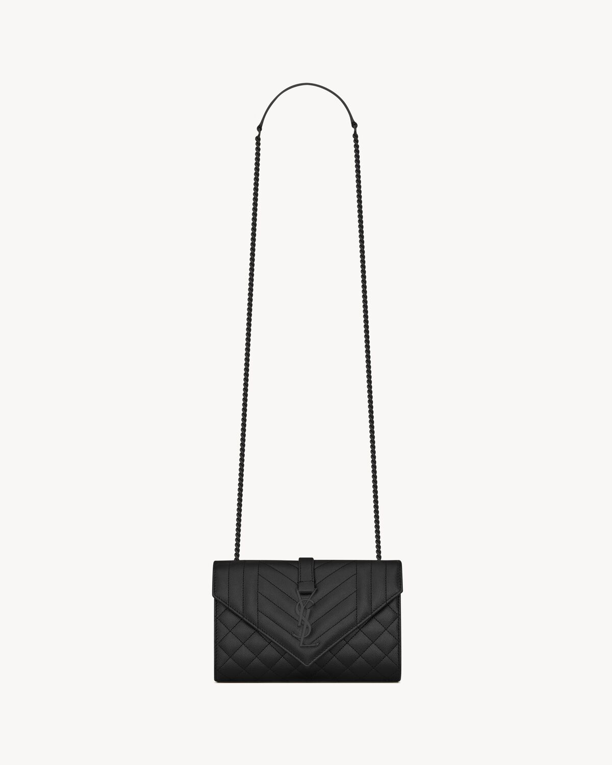 Replicate YSL Envelope Small in Quilted Grain De Poudre Embossed Leather(1:1 replica)