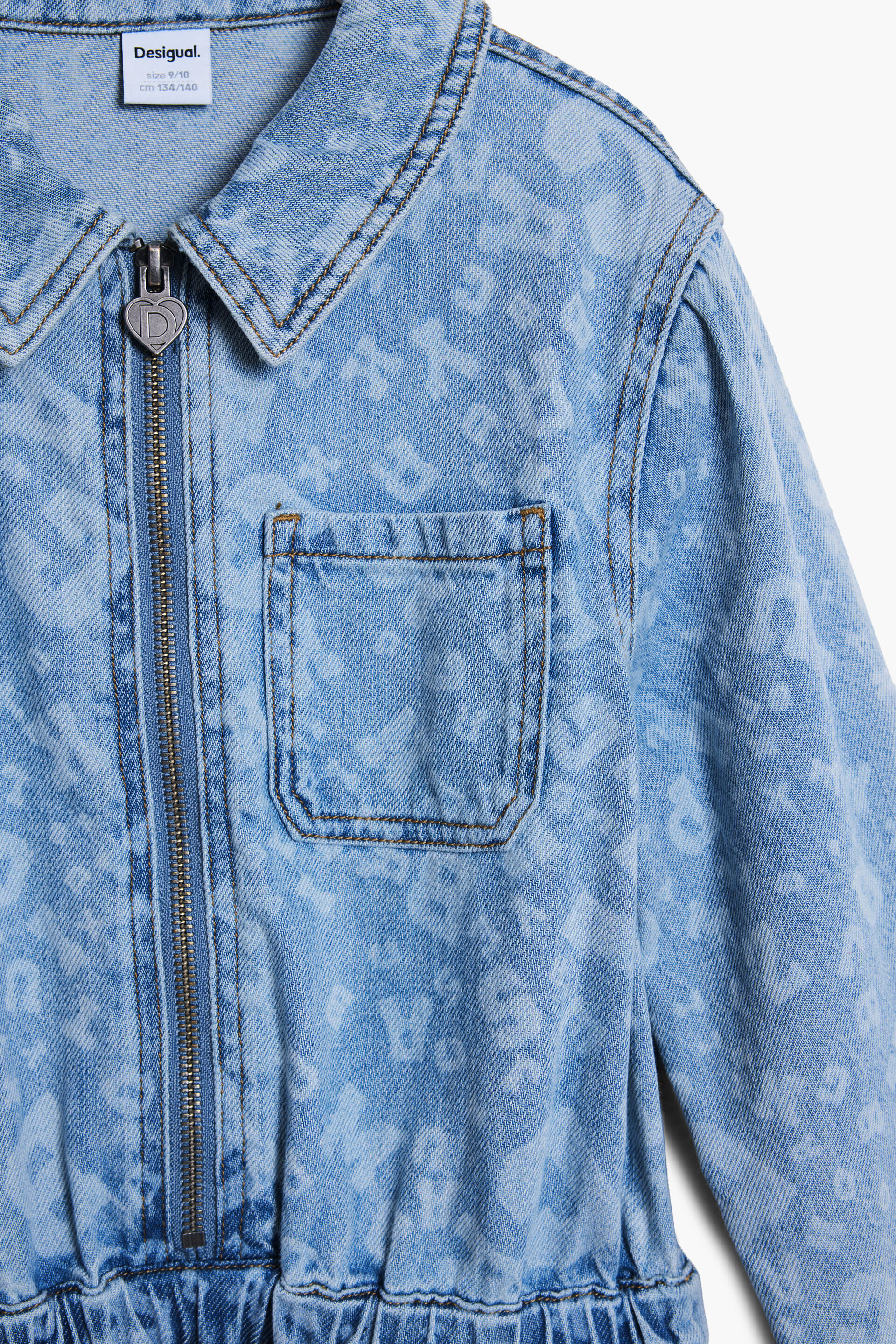 DENIM COTTON DRESS
