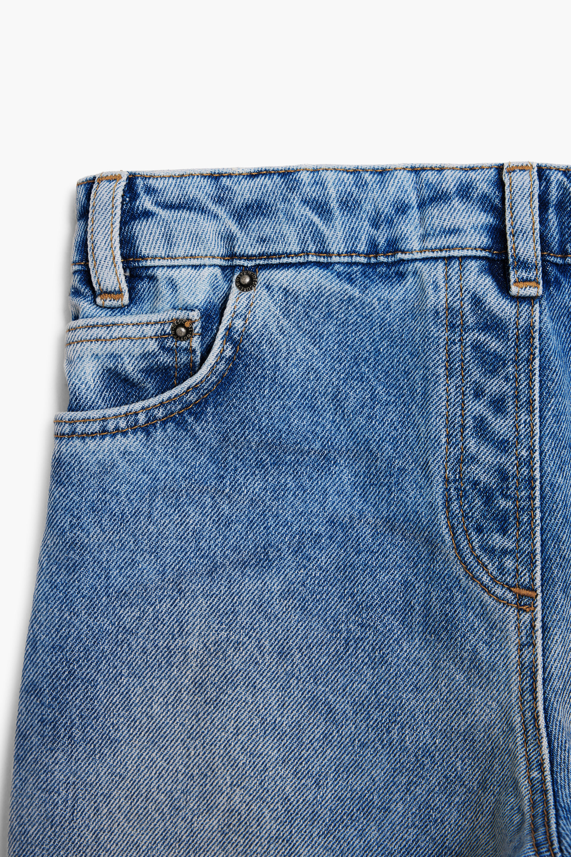 Botter inverted denim trousers