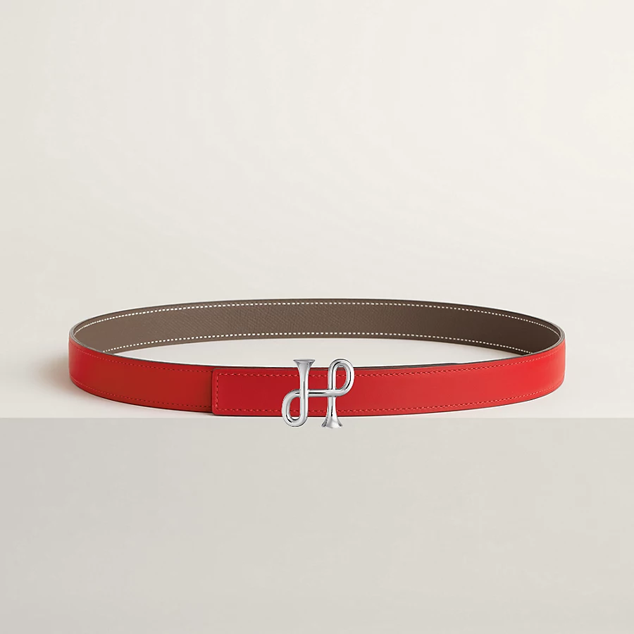 Replicate Cor Baroque belt buckle   Reversible leather strap 24 mm(1:1 replica)