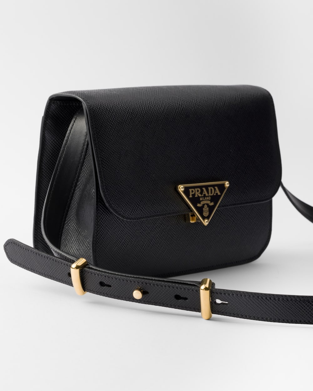 Replicate Saffiano Leather Flap Shoulder Bag(1:1 replica)