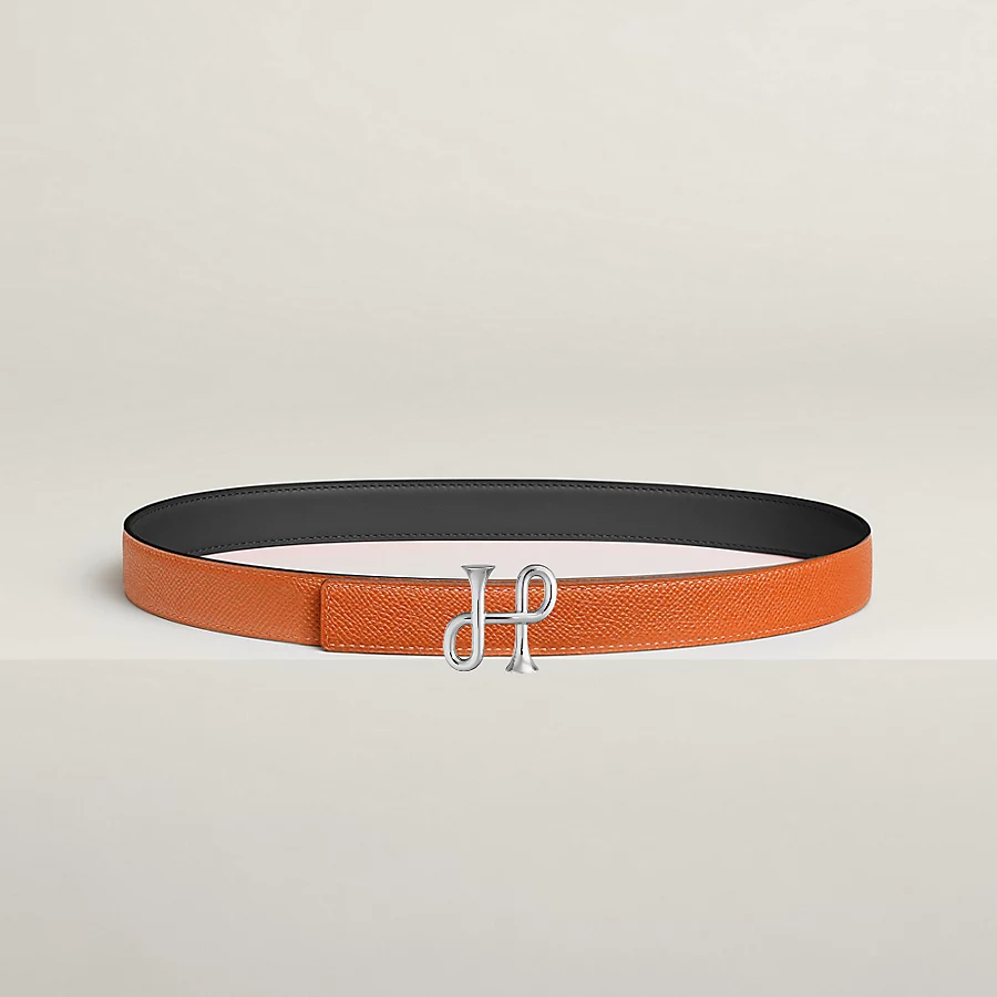 Replicate Cor Baroque belt buckle   Reversible leather strap 24 mm(1:1 replica)