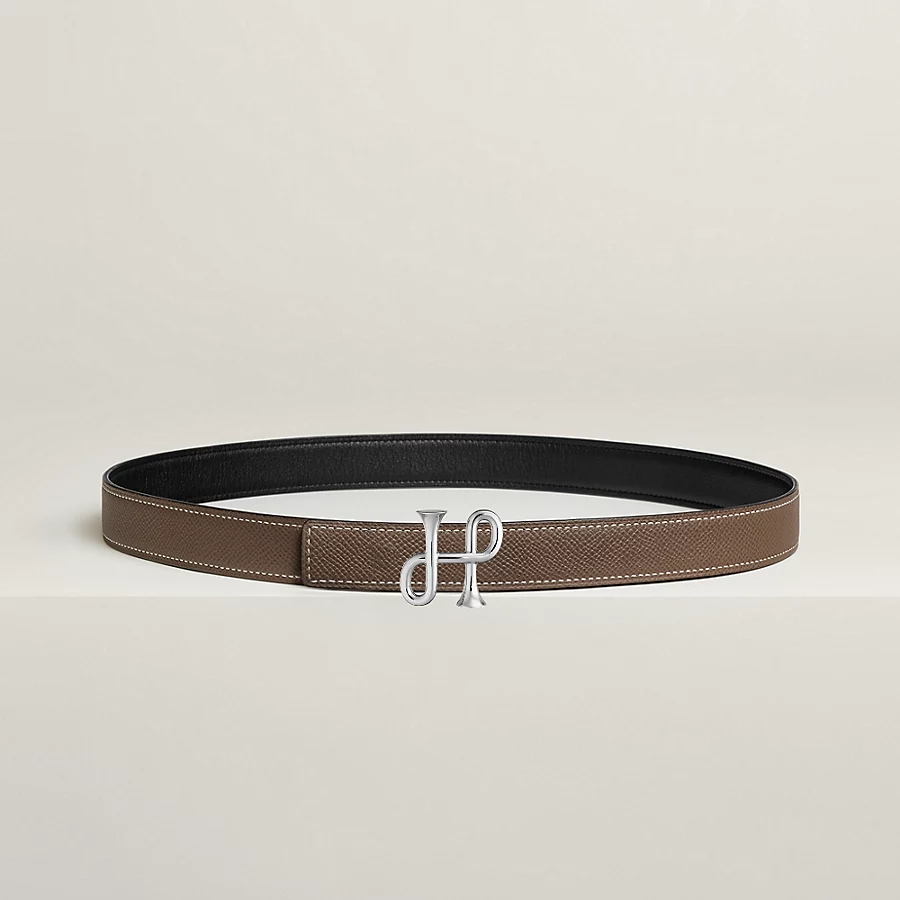 Replicate Cor Baroque belt buckle   Reversible leather strap 24 mm(1:1 replica)