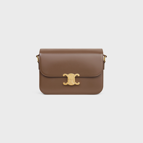 Replicate CLASSIQUE TRIOMPHE BAG IN SHINY CALFSKIN(1:1 replica)