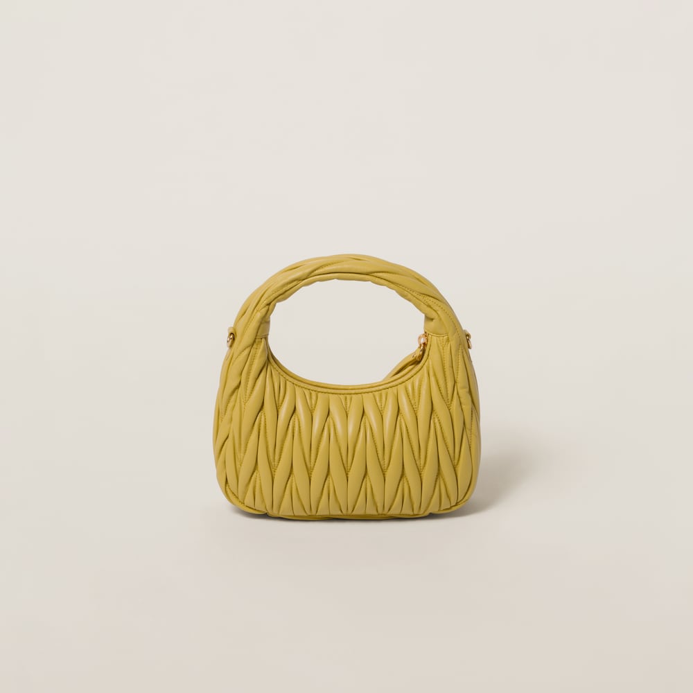 Replicate Wander matelassé nappa leather hobo bag(1:1 replica)