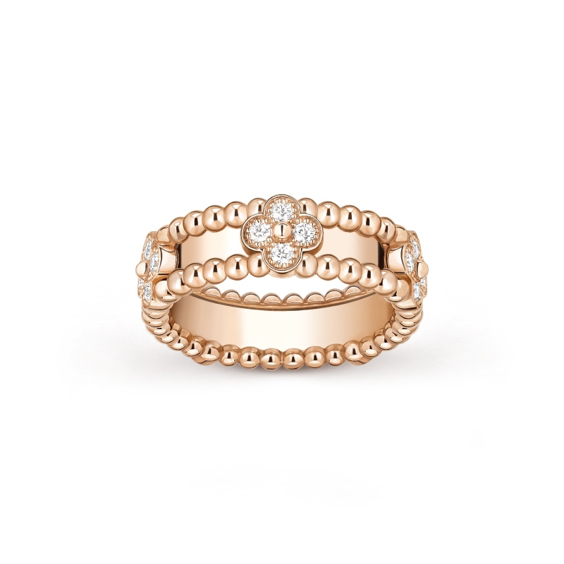 Replicate Perlée sweet clovers ring(1:1 replica)