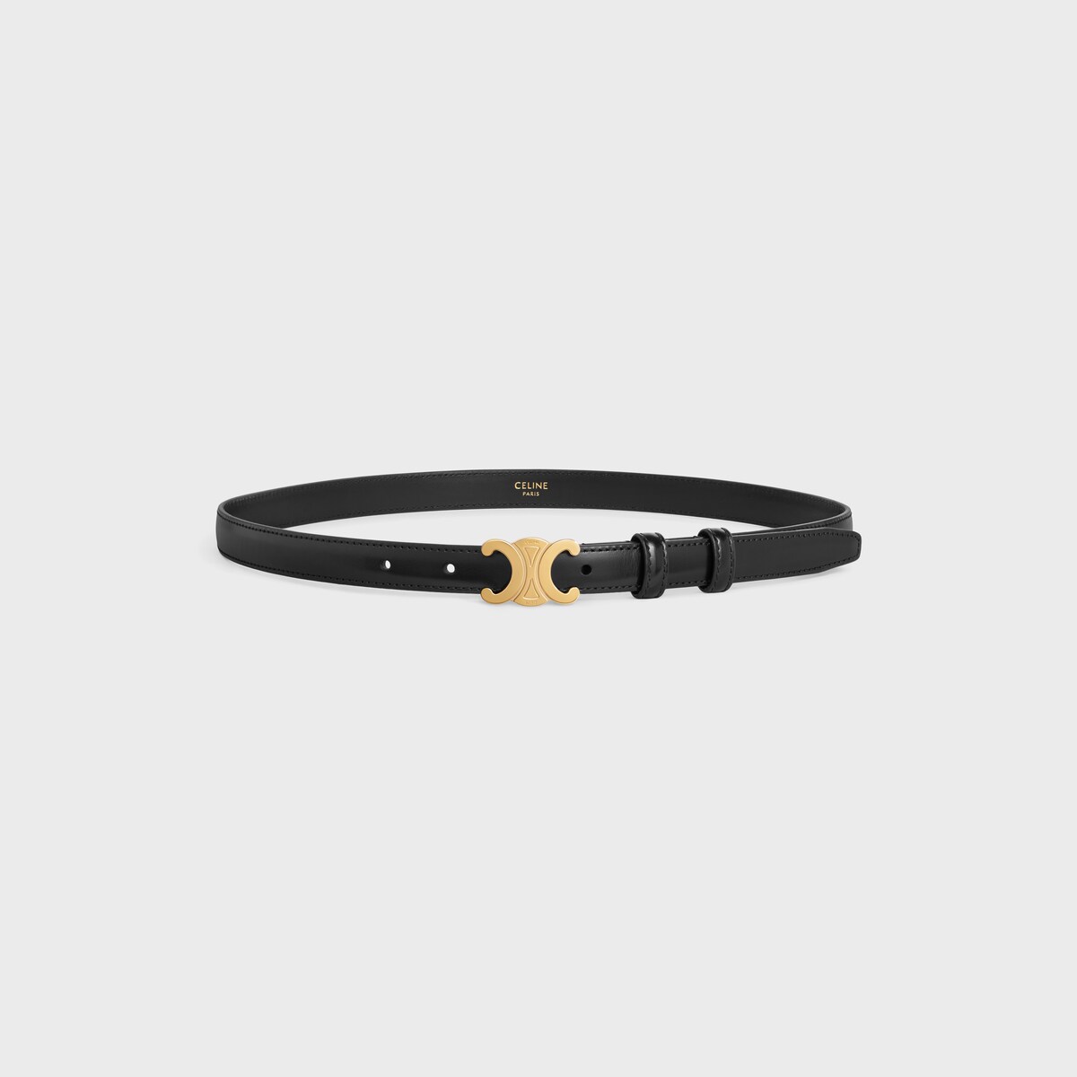 Replicate Small Triomphe Belt in Taurillon Leather(1:1 replica)
