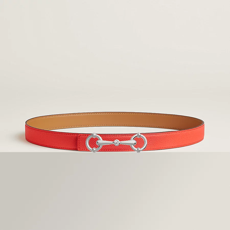 Replicate Lady Rider belt buckle   Reversible leather strap 24 mm(1:1 replica)