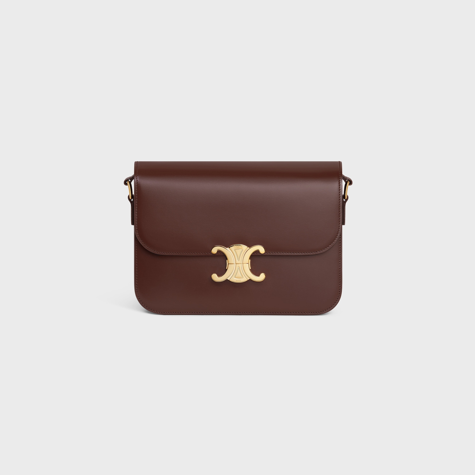 Replicate CLASSIQUE TRIOMPHE BAG IN SHINY CALFSKIN(1:1 replica)