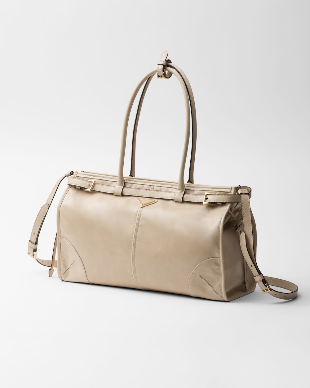 Replicate Prada Bonnie Large Leather Handbag(1:1 replica)