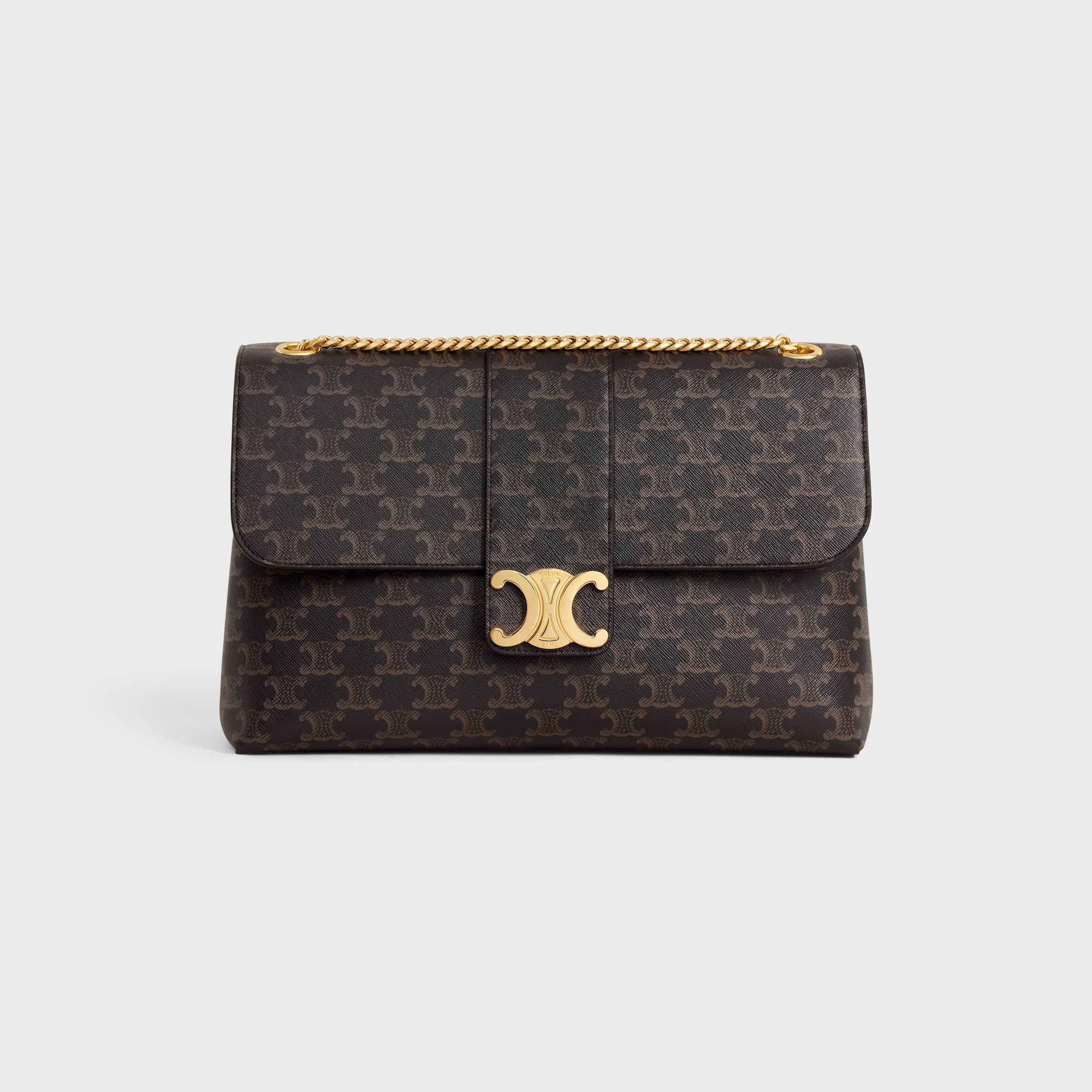 Replicate LARGE CELINE VICTOIRE BAG IN TRIOMPHE CANVAS(1:1 replica)