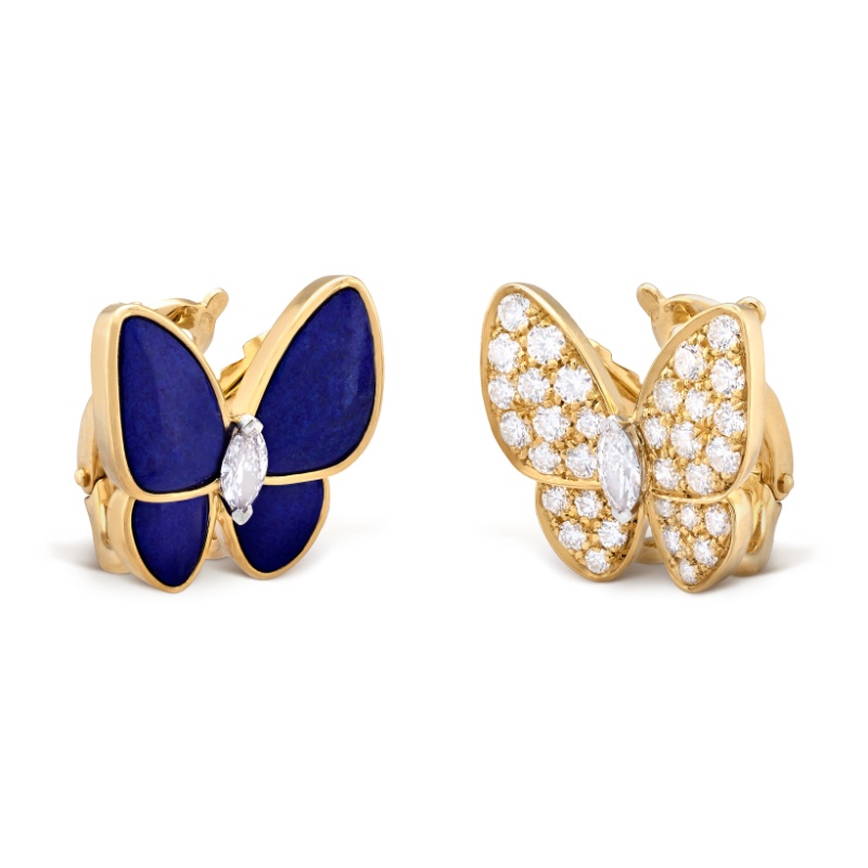 Replicate Two Butterfly earrings(1:1 replica)