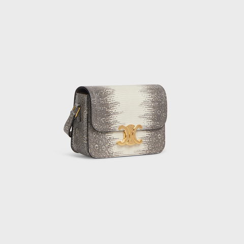Replicate TEEN TRIOMPHE BAG IN LIZARD NATURAL(1:1 replica)