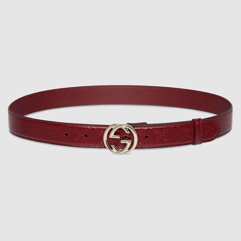 Replicate Belt with Interlocking G buckle(1:1 replica)