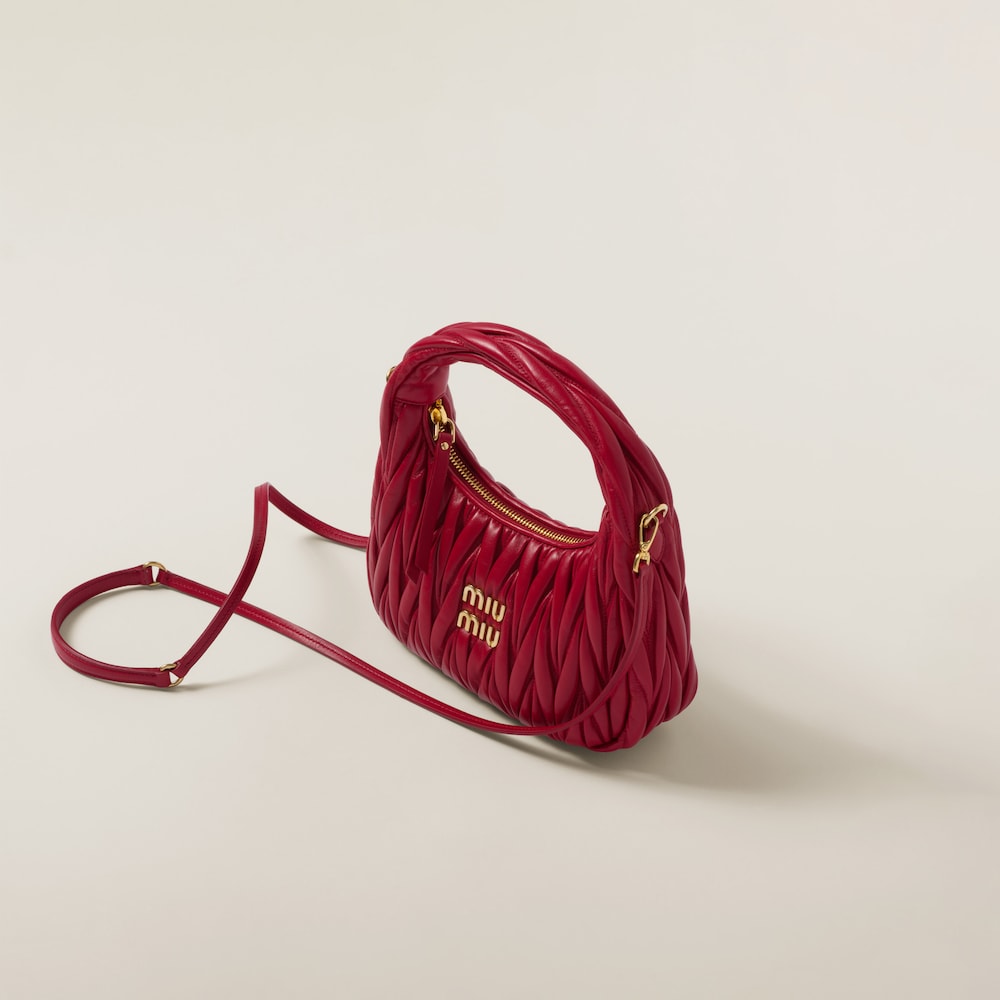 Replicate Wander matelassé nappa leather hobo bag(1:1 replica)