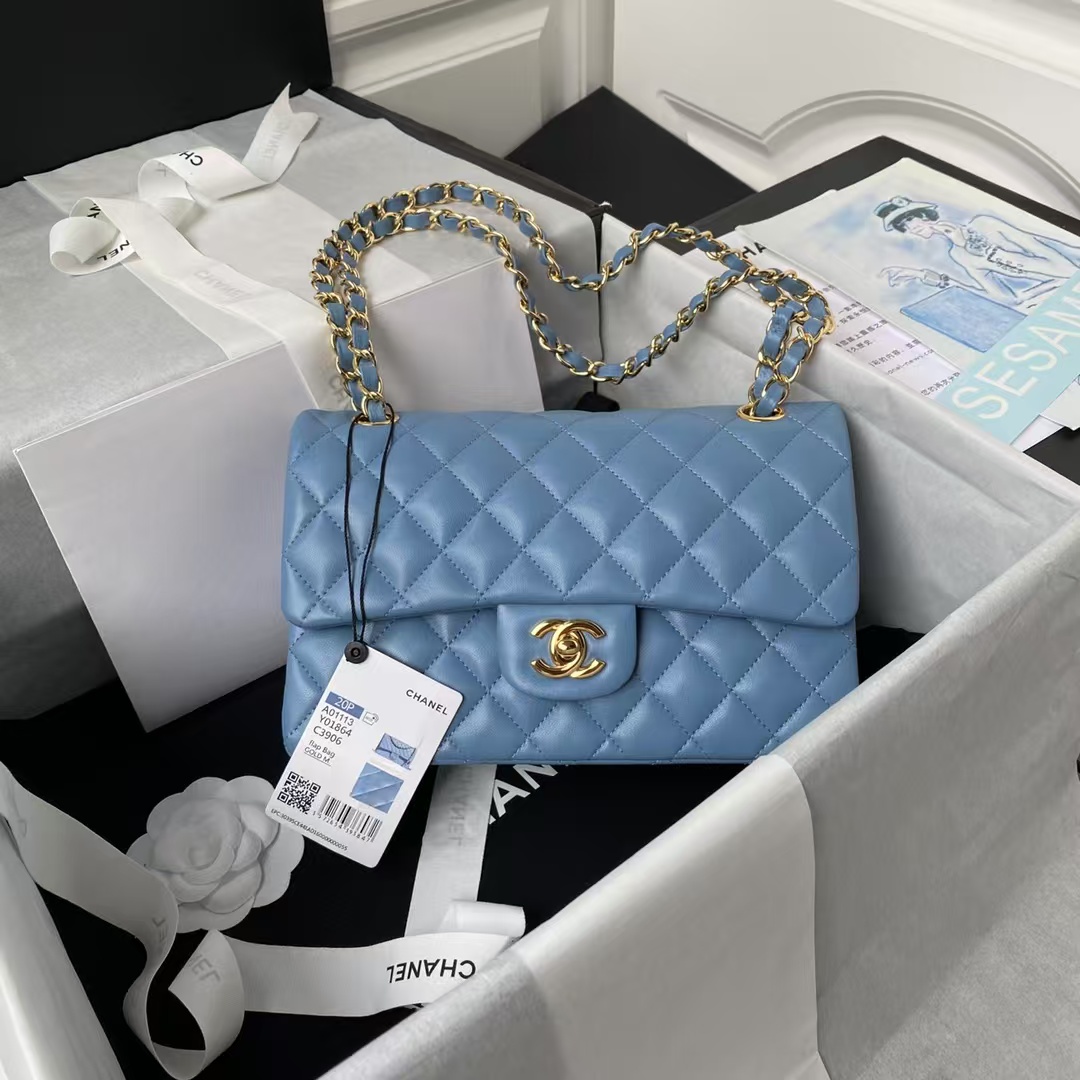 Replicate Chanel Small Classic Handbag Gold Hardware(1:1 replica)