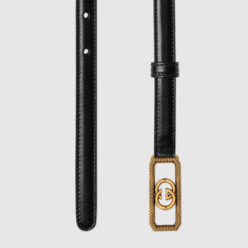Replicate Thin belt with Interlocking G buckle(1:1 replica)