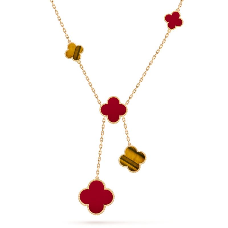 Replicate Magic Alhambra necklace, 6 motifs(1:1 replica)