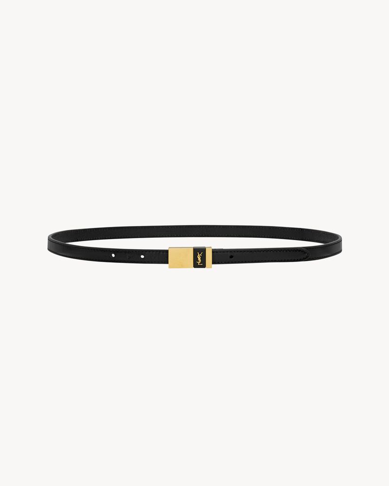 Replicate thin anchor belt in leather(1:1 replica)