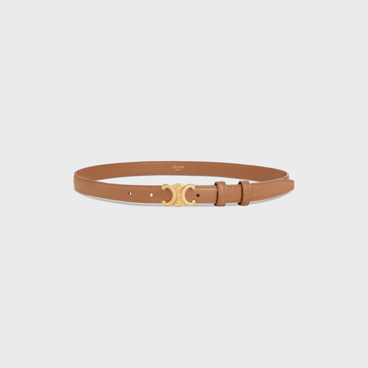 Replicate Small Triomphe Belt in Taurillon Leather(1:1 replica)