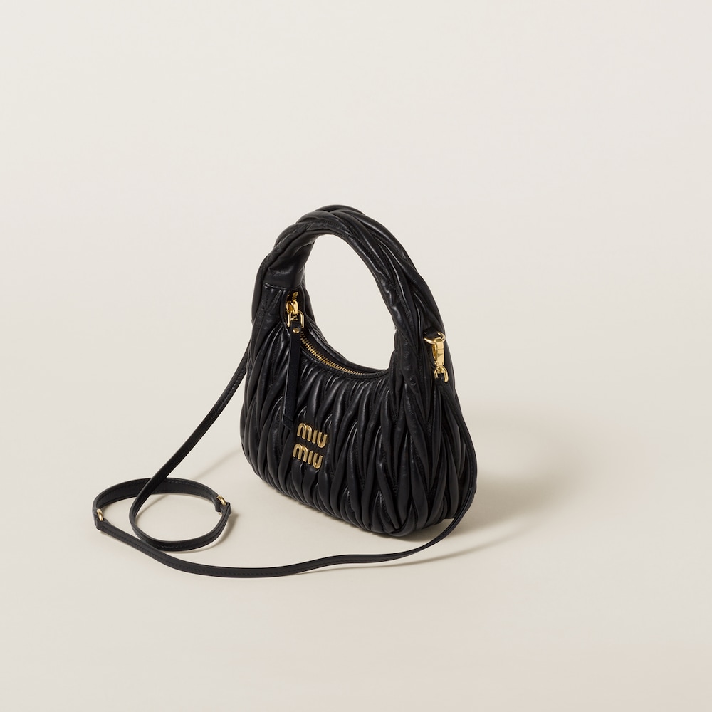 Replicate Wander matelassé nappa leather hobo bag(1:1 replica)