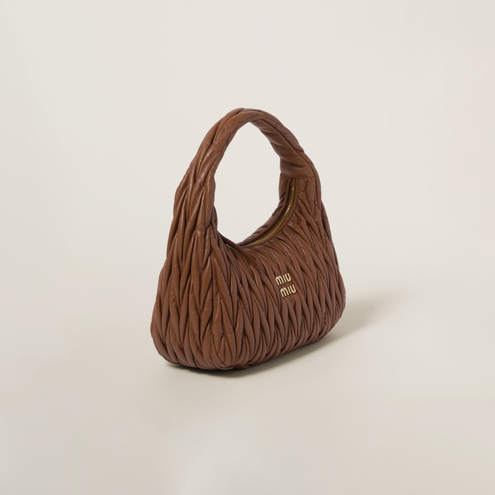 Replicate Large wander matelassé nappa leather hobo bag(1:1 replica)