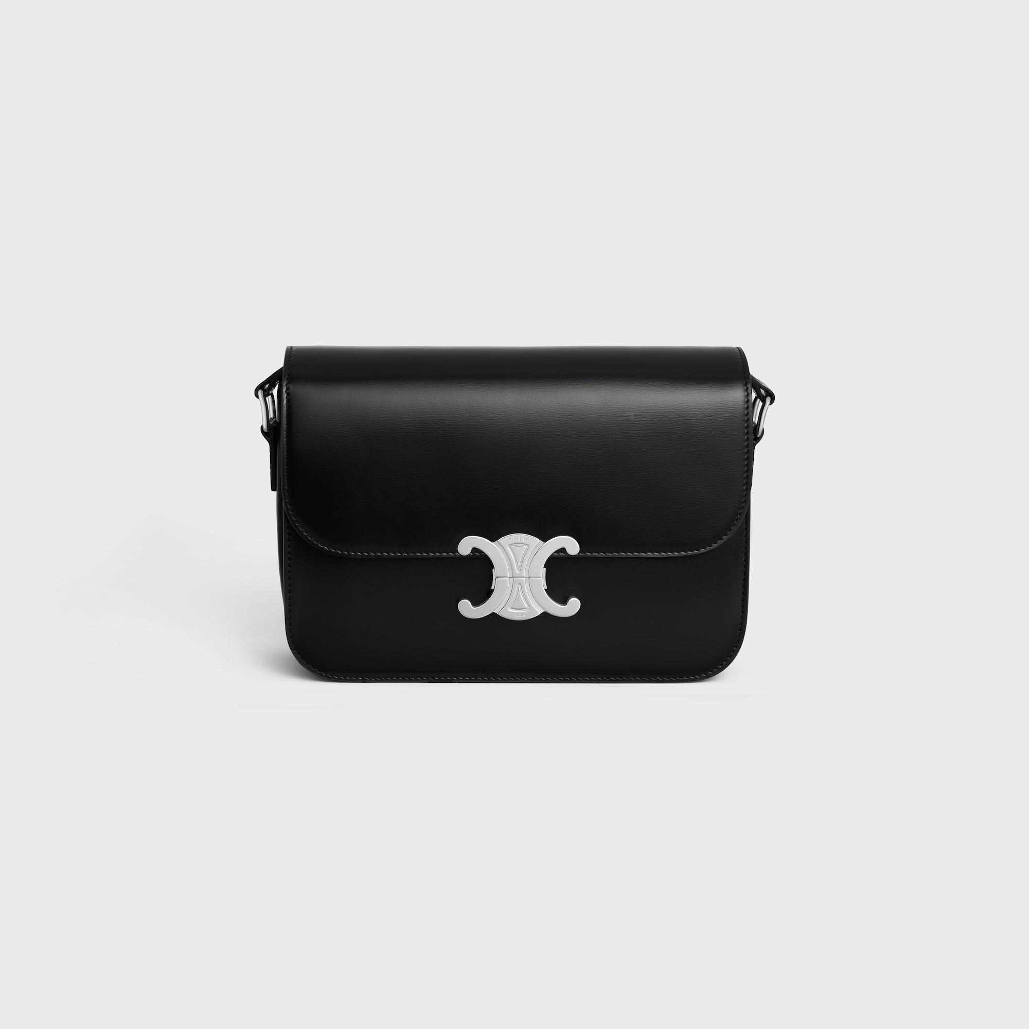 Replicate CLASSIQUE TRIOMPHE BAG IN SHINY CALFSKIN(1:1 replica)