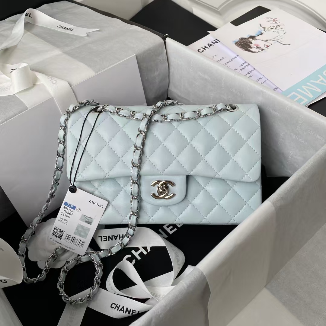 Replicate Chanel Small Classic Handbag Silver Hardware(1:1 replica)