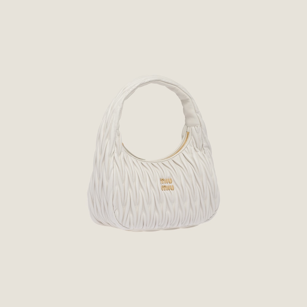 Replicate Large wander matelassé nappa leather hobo bag(1:1 replica)